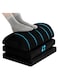 3-Tier Adjustable Under Desk Foot Rest, Adjustable Memory Foam Footrest, Foot Stool, Foot Massage Pad with Washable Cover, Warmer Feet Pocket, 3 Height Options for Office Gaming Work Use