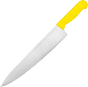 Master 12 Inch Stainless Steel Professional Chef Knife (Yellow)