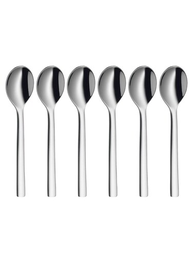 Espresso Spoon Set Silver 6 Pieces 4.7 Inch