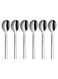 Espresso Spoon Set Silver 6 Pieces 4.7 Inch