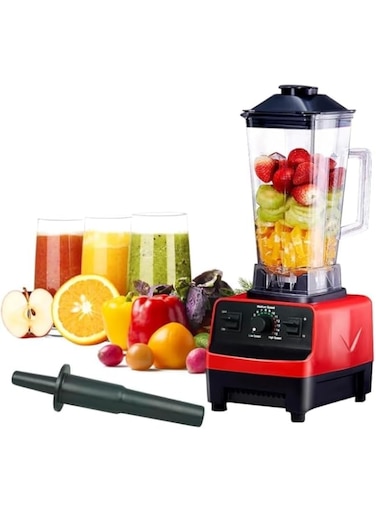 Silver Crust 4500W Commercial Blender, 2-in-1 Juicer Mixer, 2 Jars, Dishwasher Safe