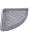 Space-Saving Wall Mounted Corner Shower Shelf 23x23x5.2cm Bathroom Organizer with Easy Installation