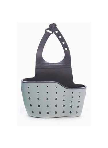 Kitchen Sink Shelf Organizer - Sink Caddy Soap And Sponge Holder Drying Rack (Green)