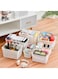 EZYLIFE 3 Pack Storage Organizer Bins Box Basket Containers for Cabinets Shelves Countertop Cupboard to Store Kitchen Food Pantry Home Office Bathroom Storage Nursery Toys Closet Clothes / wide-3S/set
