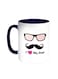 I Love My Dad Printed Coffee Mug Blue/White