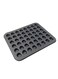 48-Cavities Mini Muffin Bakeware Pan Black 15x21inch