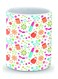 Premium Summer Dressin Designer Mug White/Orange/Green