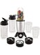 Cookwell Bullet Mixer Grinder (5 Jars, 3 Blades, Silver) - Copper, 600 Watts - 2 Year Warranty