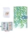 Excefore Beautiful Jewelry Storage Book with Pockets 120 Slots and 60 Pcs Clear Small Plastic Bags Ring Earring Organizer Book Card Holder Travel Pouch for Jewelry