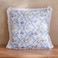 Home Floral Print Decorative Pillow - Blue
