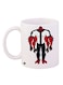 Cartoon Printed Coffee Mug White/Red/Black