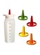 Pack Of 5 Plastic Condiment Dispenser White/Green/Red 250ml