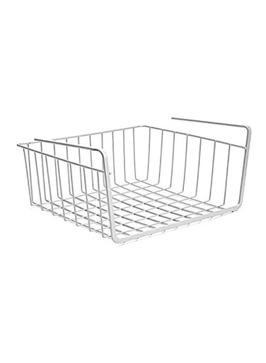 CUBE Under Shelf Storage Rack White 14.4x5.3x9.3inch