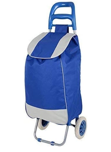 1pc Foldable Grocery Shopping Cart With Wheels, Collapsible Personal Folding Cart For Groceries Durable &amp; Portable