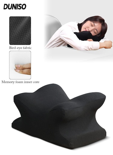 Nap Pillow&iuml;&frac14;&OElig;Versatile Use Memory Foam Desk Pillow&iuml;&frac14;&OElig;Slow Rebound Desk Nap Pillow&iuml;&frac14;&OElig;for Office School Travel&iuml;&frac14;&OElig;Black