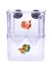 Beibi Fish Breeding Box, Multi Functional Acrylic Double Layer Fish Isolation Box, Transparent Breeding Tank For Aquarium Tank Fish Parenting Container Divider, with Suction Cups