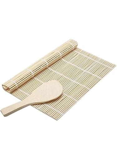 COOLBABY New Diy Mould Roller Mat Rice Paddle Set Sushi Maker Kit Rice Roll Mold Kitchen