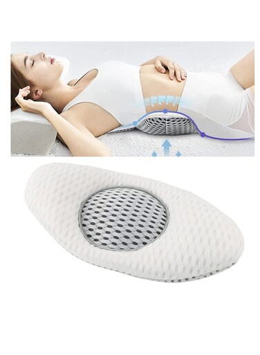 3D Lumbar Support Pillow for Sleeping, Lower Back Pain Relief, Sciatic Nerve Support, Ideal for Side Sleepers and Pregnancy Comfort