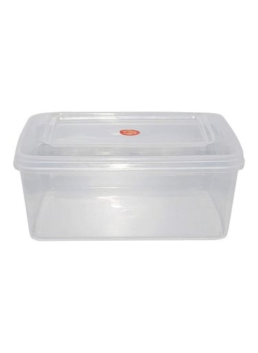 Storage Container Deluxe Clear White 2175ml