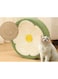Fohome Round Cat Scratcher Board, Braided Sisal Rope Cat Scratchers for Indoor Cats, Protecting Furniture Cat Scratch Pad Bowl, Cat Training Toy, Cat Bed for Playing, Resting, Scratching