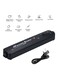 C100-240 V 90W Full- Automatic Electric Vacuum Film Sealer Packaging Machine Vacuum Packer Included 10 Pocket Bag Portable for Home Kitchen Daily Black 37.5*7*8.5cm