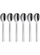 WMF Nuova Espresso Spoon Set, Silver, WM-12-9138-6040, 6 Pieces