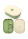 babees - SealTight Silicone Bento Box, Food-Grade, Leak-Resistant Lunch Container for Kids &amp; Adults (Olive)