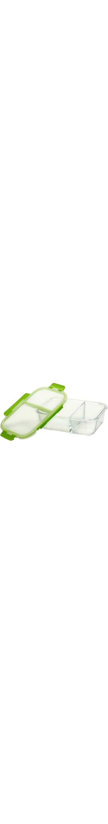 Royalford Food Storage Container with Compartments Rectangle Storage Box, Plastic Sealable Food Storage Container