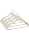 Red Dot Gift 4 Pack Ivory Wide Shoulder Velvet Hangers
