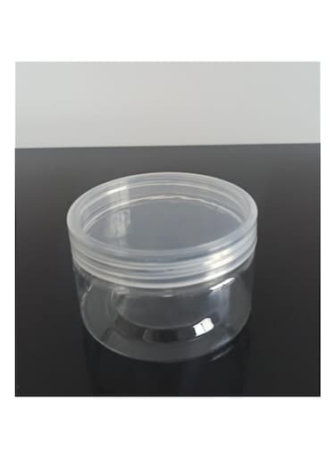 SJ INTERNATIONAL LLC Round Jar 6 oz Plastic for storage - 12 units