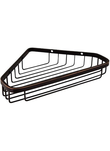 Design House Corner Shower Basket, 9.5-inch, Oil Rubbed Bronze