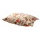 Cotton Viscose Pillowcase with Floral Pattern, Light Grey-Beige, 50x80 cm