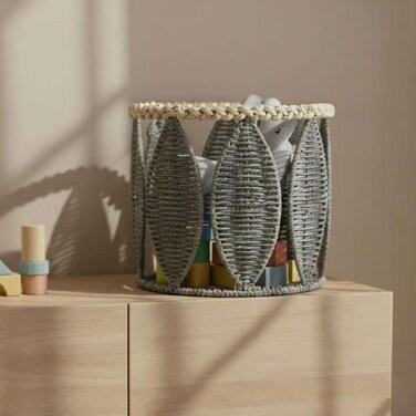 Home Grey Rope Basket for Kids