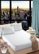 White Extra Deep Pocket Sheets Cotton 3 Piece Bed Sheet Set 180x200+25cm