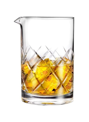 Hiware Professional 24 Oz Cocktail Mixing Glass, Thick Bottom Seamless Crystal Mixing Glass