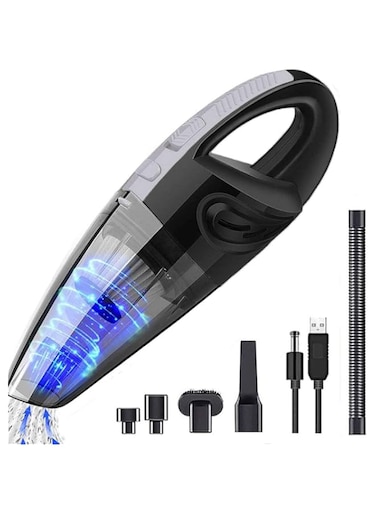 LIMOS Vacuum Cleaner, 120 W High Power, Rechargeable Portable Vacuum, Strong Suction for Pet Hair