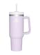 Insulated Tumbler with Handle - Stainless Steel Travel Mug with Lid, Straw Perfect for Iced Coffee, Tea, Water, or Hot Drinks Quencher Cup Gift for Women