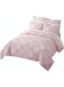 MANTIS Cotton Stonewash Quilt Set &acirc;&euro;&ldquo; Ultra Soft 100% Cotton Bedspread with Vintage Texture &acirc;&euro;&ldquo; Lightweight &amp; Breathable All-Season Quilt &acirc;&euro;&ldquo; Available in King Sizes (Pale Pink, King)