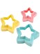 Royalford 3Pc Double Side Star Cookie Cutter1X36 Silver RF10964