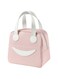 Insulated Lunch Box Bag - with Smiling Face Design &acirc;&euro;&ldquo; Leak-Proof Thermal Oxford Tote with Leather Handle &acirc;&euro;&ldquo; One Main Compartment &amp; Outer Pocket &acirc;&euro;&ldquo; For Office, School, Work, Travel, Snacks &acirc;&euro;&ldquo; Reusable &amp; Lightweight &acirc;&euro;&ldquo; Size 23.5x14x20.5 cm &acirc;&euro;&ldquo; 6.5L Capacity