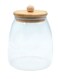 Glass Jar With Airtight Bamboo Lid Coffee Bean Jar Container Storage For Kitchen Storage Candy Bottle 800mL