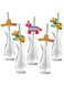 TERRIFI Mexican Party Paper Straw, 36 Pcs Mexican Fiesta Biodegradable Paper Drinking Straw, Decoration for Mexican Theme Birthday Wedding, Mexican Party Decoration Favor, for Birthdays &amp; Party Favors