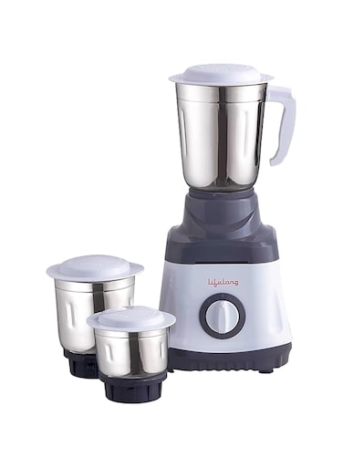 Lifelong LLMG74 750 Watt Mixer Grinder with 3 Jars - White and Grey