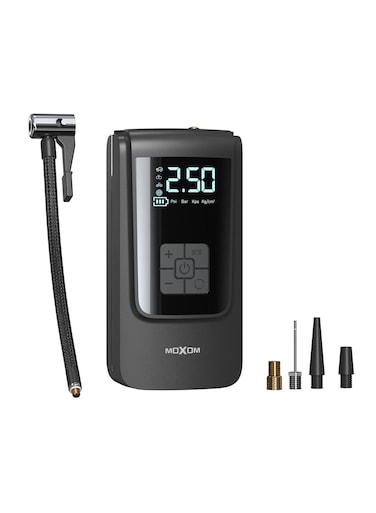 MX-AC01 Portable Cordless Air Pump and Power Bank 4000 mAh with LCD + LED Display