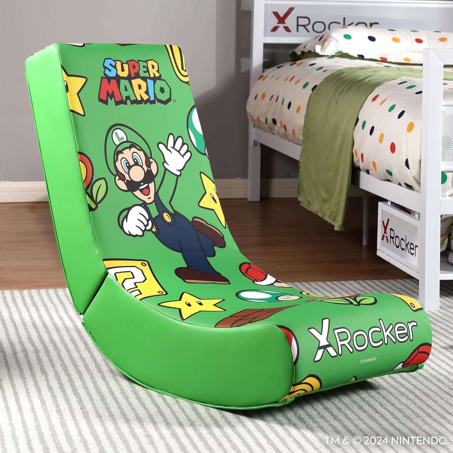إكس روكر Xrocker Nintendo Video Rockers Luigi Power Up Edition