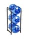 3 Tier Water Jug Rack, 3 Gallon Water Bottle Holder Heavy Duty Water Bottle Stand Storage For Kitchen Home And Office Easy To Assemble Water Bottle Rack Metal Hold 3 Bottle Stand Anti-Slip Pad Water Bottle Storage Stand Black