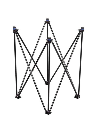 LEO.STAR Professional Carrom Board Stand   Easy Adjustable &amp; Foldable Four Fold Carrom Stand with Compact Design   Combination of Full Size Metal Pipe, Iron Rod &amp; PVC   Indoor Games Fun Durable Strong
