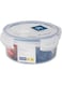 Cleany Genie Microneware Superlock Round Storage Box 550ml, Airtight Plastic Food Container With Lid