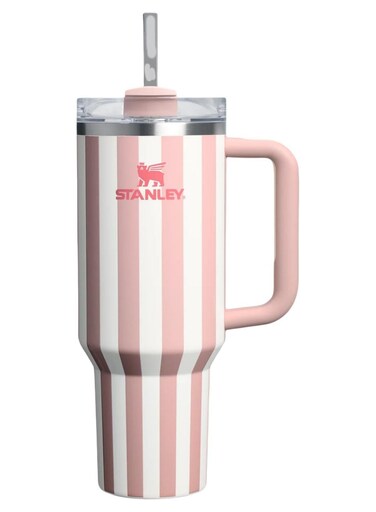 The Quencher H2.0 Flowstate&acirc;&bdquo;&cent; Tumbler   40 OZ Peach Whip Cabana Gloss