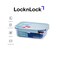 LocknLock Clear Glass Rectangular 380ml Mint &ndash; Airtight, Heat-Resistant, BPA-Free Food Storage Container
